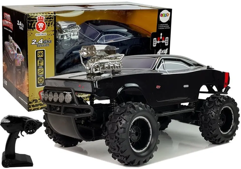 ⁨Remote controlled off-road vehicle 2.4G 4x4 Black⁩ at Wasserman.eu