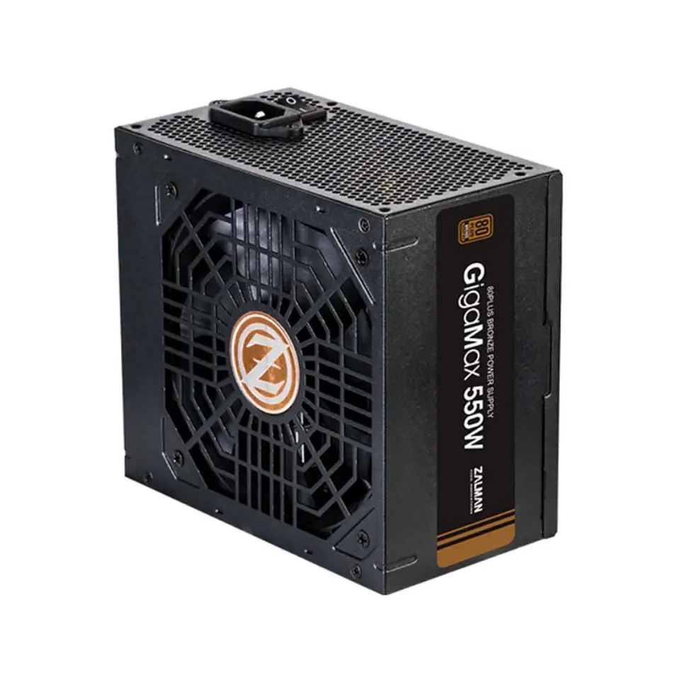 Power supply GigaMax 550W 80+ BRONZE EU ZM550-GVII at Wasserman.eu