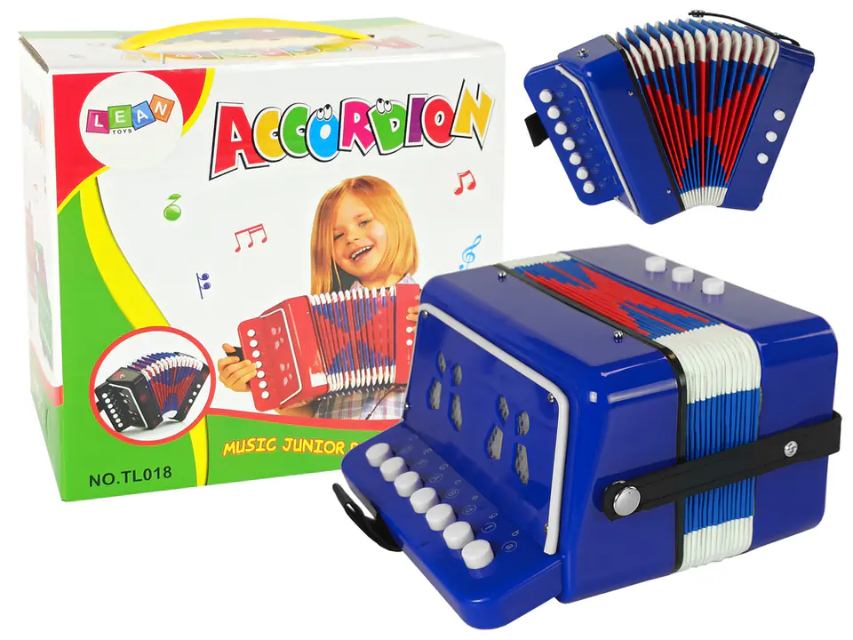 ⁨Accordion Instrument for a small musician Blue⁩ at Wasserman.eu