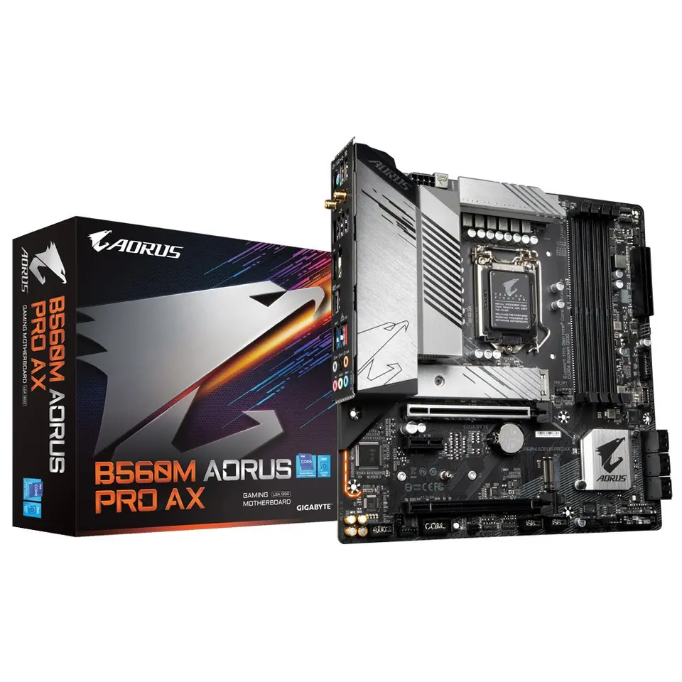 B560M AORUS PRO AX s120 0 4DDR4 HDMI/DP M.2 mAT at Wasserman.eu