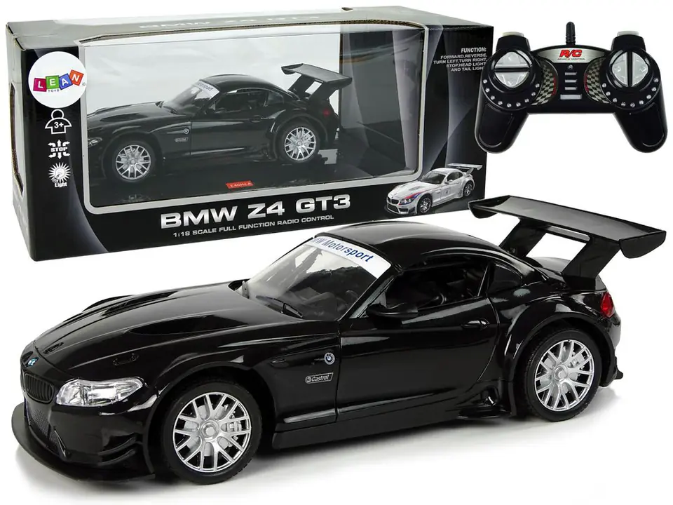 ⁨Auto Sport R/C 1:18 BMW Z4 GT3 Black 2.4 g light⁩ at Wasserman.eu