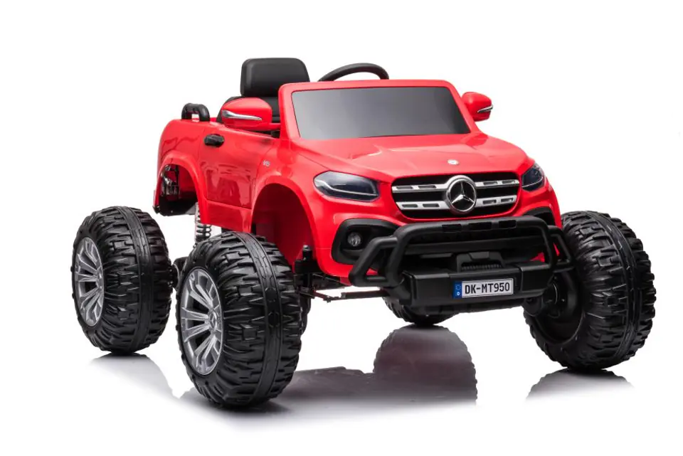 ⁨Battery-powered car Mercedes DK-MT950 4x4 red⁩ at Wasserman.eu