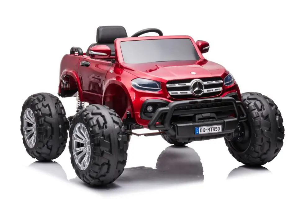 ⁨Battery-powered car Mercedes DK-MT950 4x4 red lacquered⁩ at Wasserman.eu