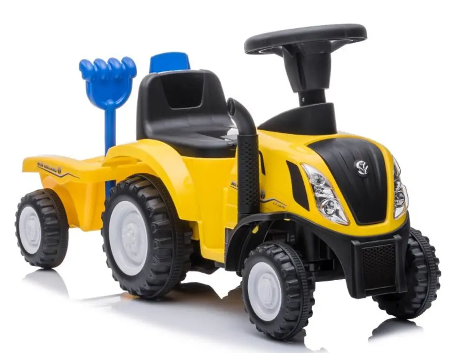 ⁨Jeździk Traktor New Holland 658T Żółty⁩ w sklepie Wasserman.eu