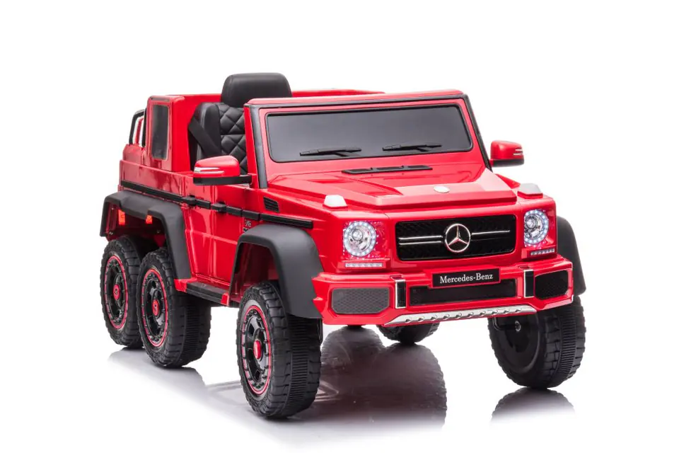 ⁨Battery-powered car Mercedes Benz G63 6X6 red⁩ at Wasserman.eu