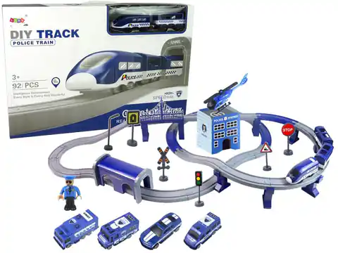 ⁨Set Town Police Train Blue 203 km/h⁩ at Wasserman.eu