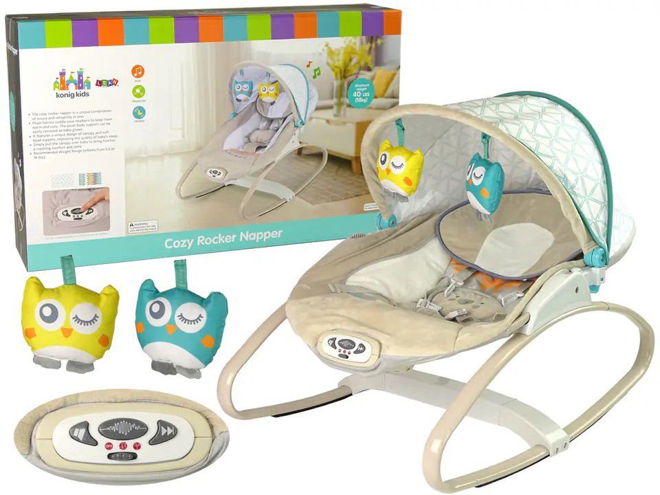 Rocker Cradle Plüsch Anhänger Vibration Baby Melodien im Wasserman.eu