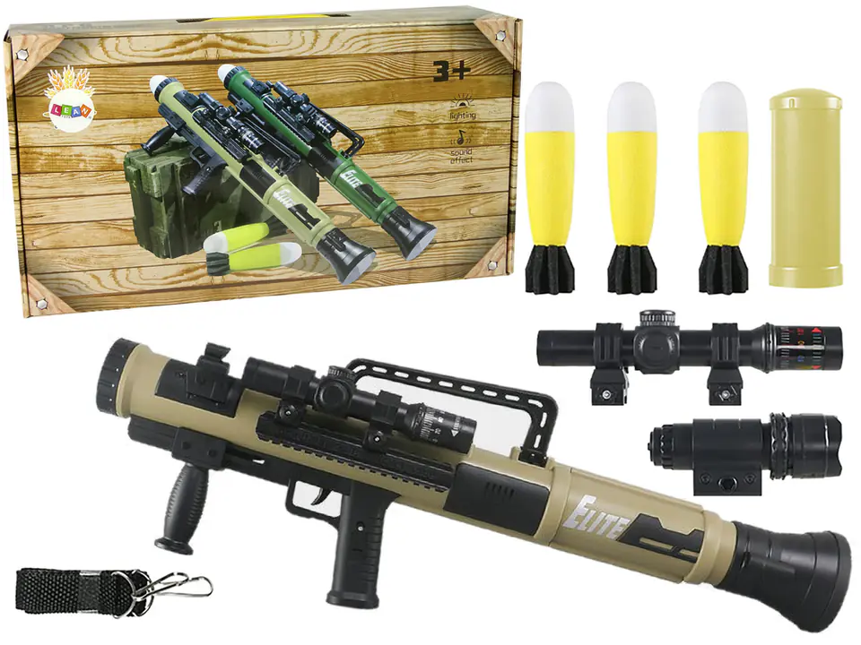 ⁨Grenade Launcher RPG Missiles Rocket Launcher Light Sound Brown⁩ at Wasserman.eu