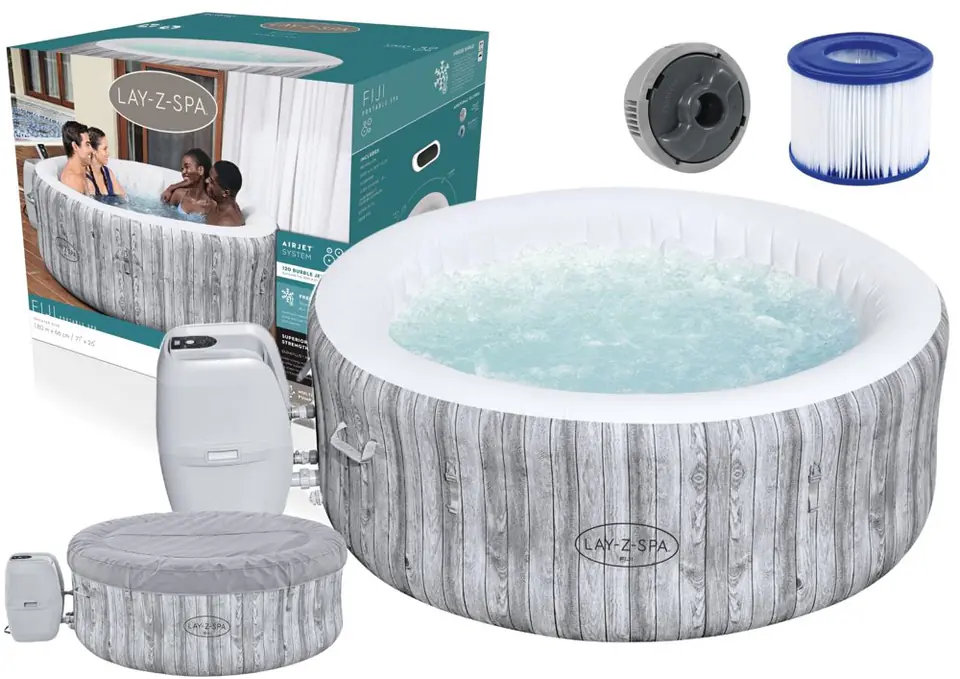 ⁨Dmuchane Spa Jacuzzi 4 Osobowe 180 x 66cm Bestway 60085⁩ w sklepie Wasserman.eu