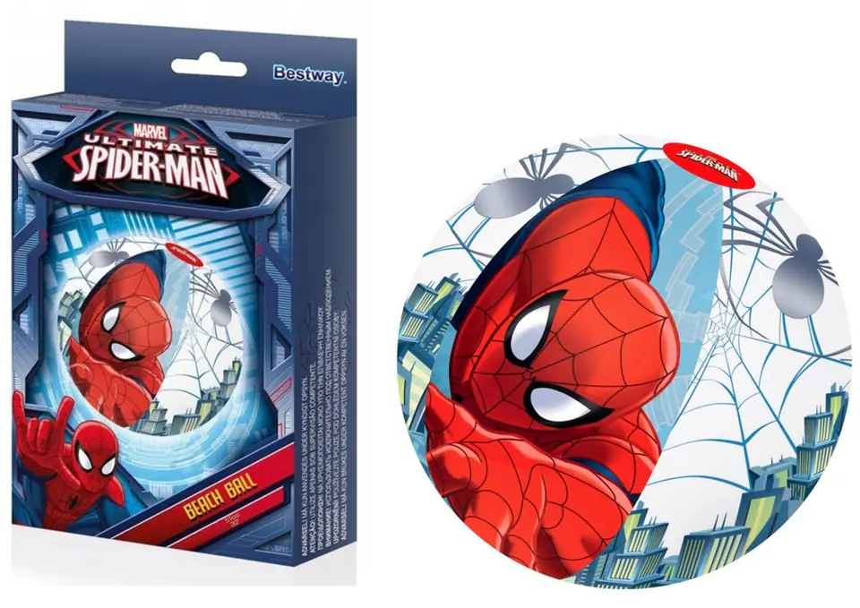 Bestway 98002 Spider-Man Piłka plażowa 51cm w sklepie Wasserman.eu
