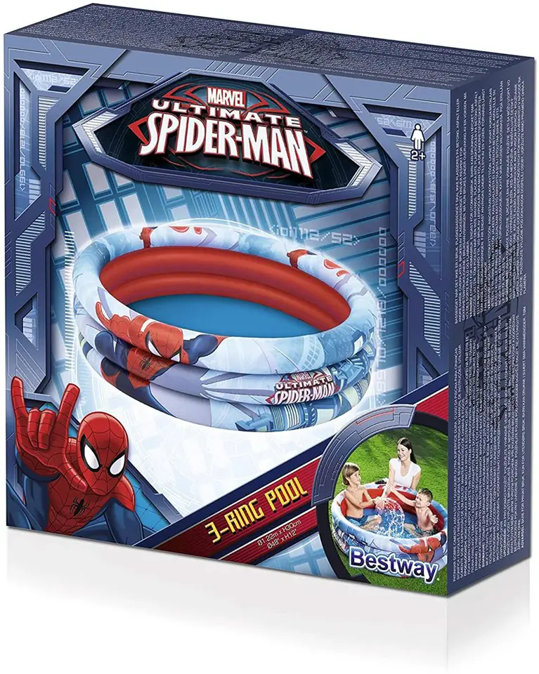 ⁨Basen Dmuchany Spider-Man 122 x 30 cm Bestway 98018⁩ w sklepie Wasserman.eu