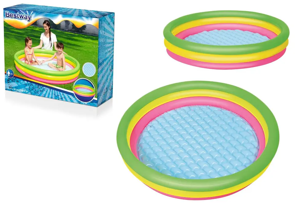 ⁨Inflatable pool Three colours 152 x 30 cm⁩ at Wasserman.eu
