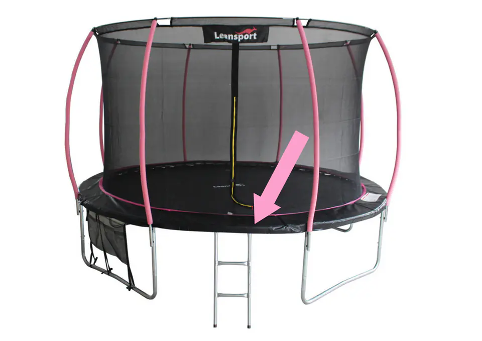 ⁨Osłona na sprężyny do Trampoliny Sport Max 10ft Czarno-Różowa⁩ w sklepie Wasserman.eu