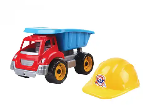 ⁨Plastic Dump Truck Helmet for Small Builders 3961⁩ at Wasserman.eu