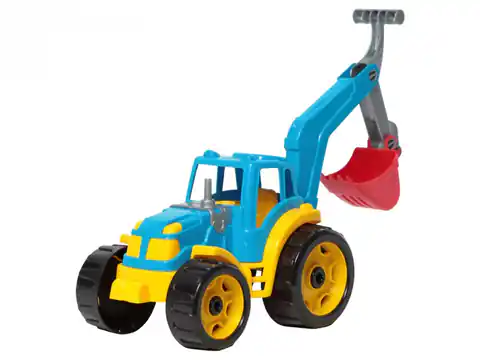 ⁨Traktor z Łyżką Niebieski 3435⁩ w sklepie Wasserman.eu
