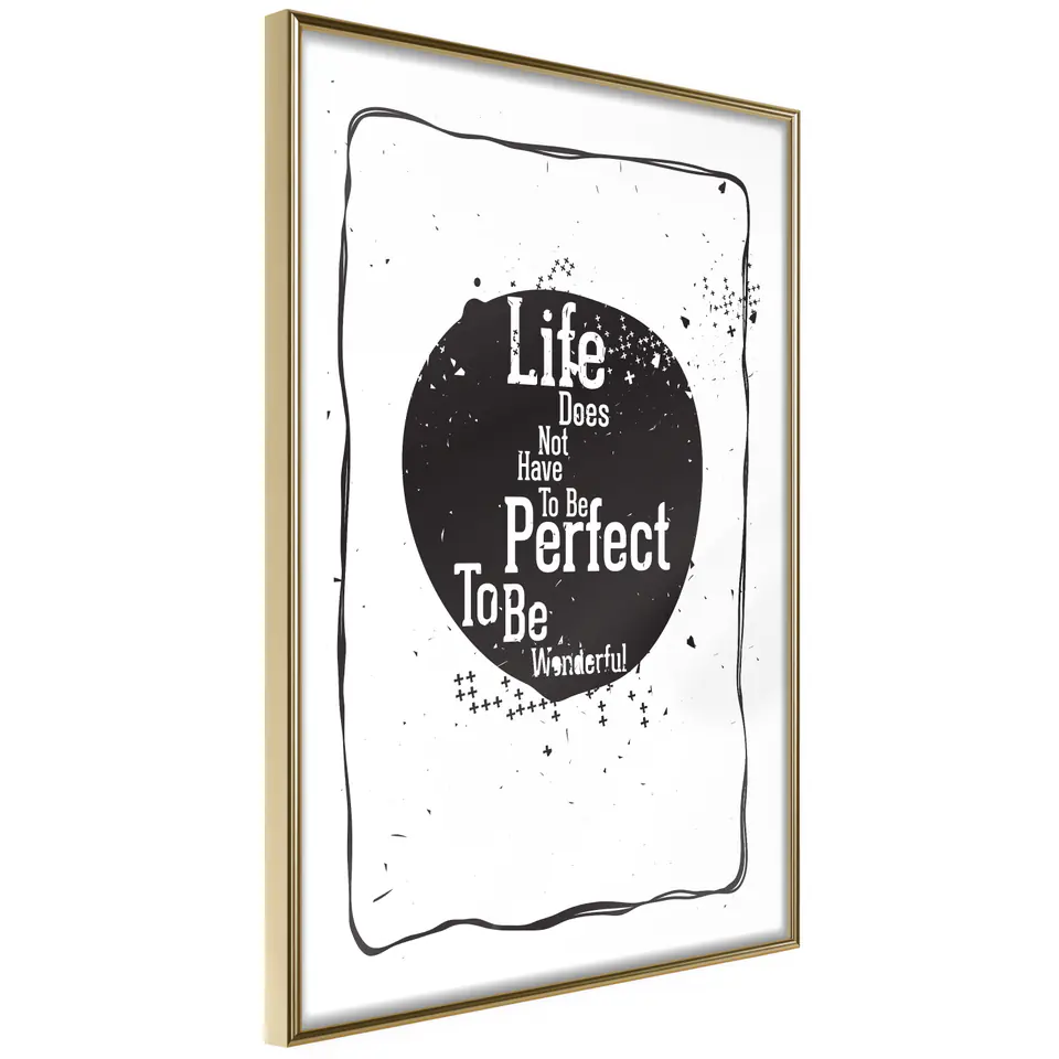 ⁨Poster - Life (size 20x30, finish Gold frame)⁩ at Wasserman.eu