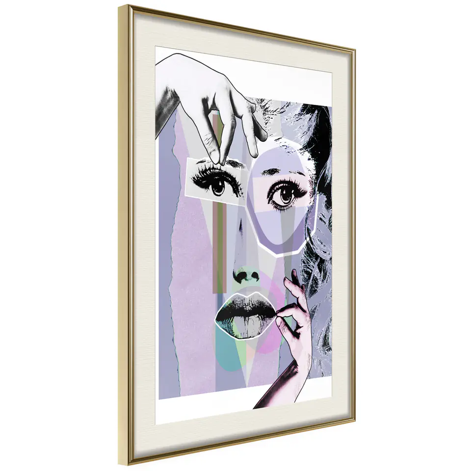 ⁨Poster - Folded (size 20x30, finish Gold frame with passe-partout)⁩ at Wasserman.eu