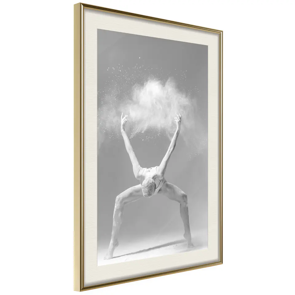 ⁨Poster - The Beauty of the Human Body I (size 20x30, finish Gold frame with passe-partout)⁩ at Wasserman.eu