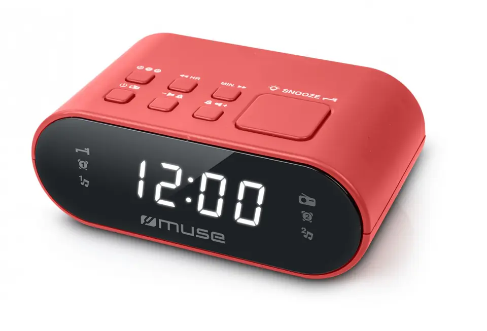 MUSE radiobudzik M-10 RED at Wasserman.eu