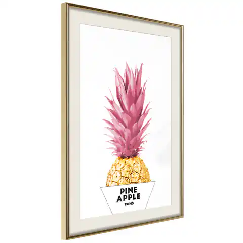 ⁨Plakat - Złoty ananas [Poster]⁩ w sklepie Wasserman.eu