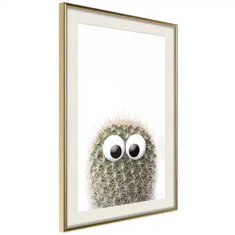 ⁨Plakat - Kaktus z oczami [Poster]⁩ w sklepie Wasserman.eu