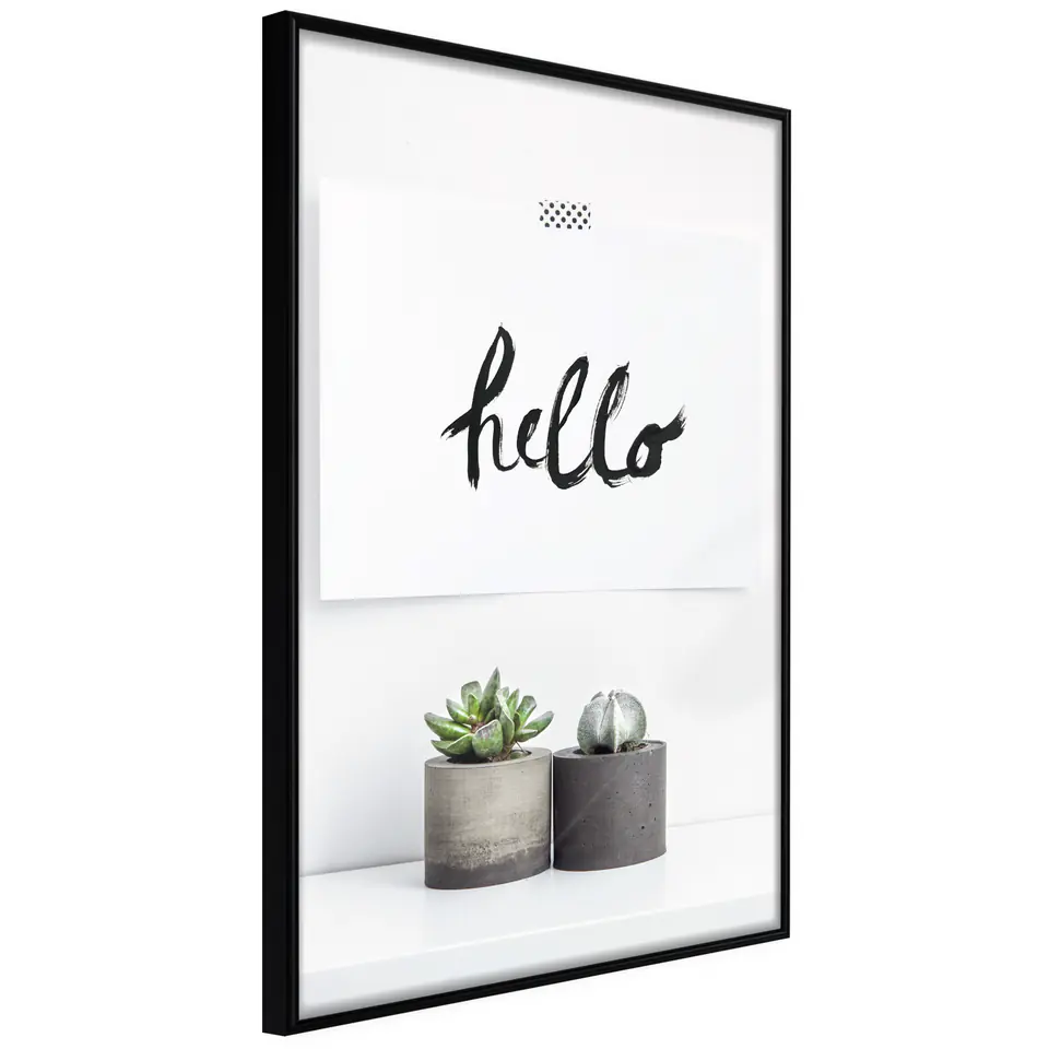 ⁨Poster - Hygge (size 20x30, finish Frame black)⁩ at Wasserman.eu