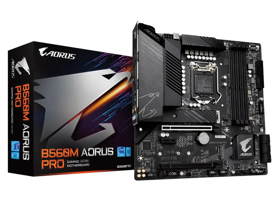 B560M AORUS PRO s1200 4 DDR4 HDMI/DP M.2 mATX at Wasserman.eu
