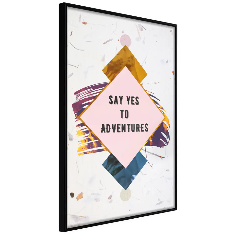 ⁨Poster - Ahoy adventure! (size 20x30, finish Frame black)⁩ at Wasserman.eu