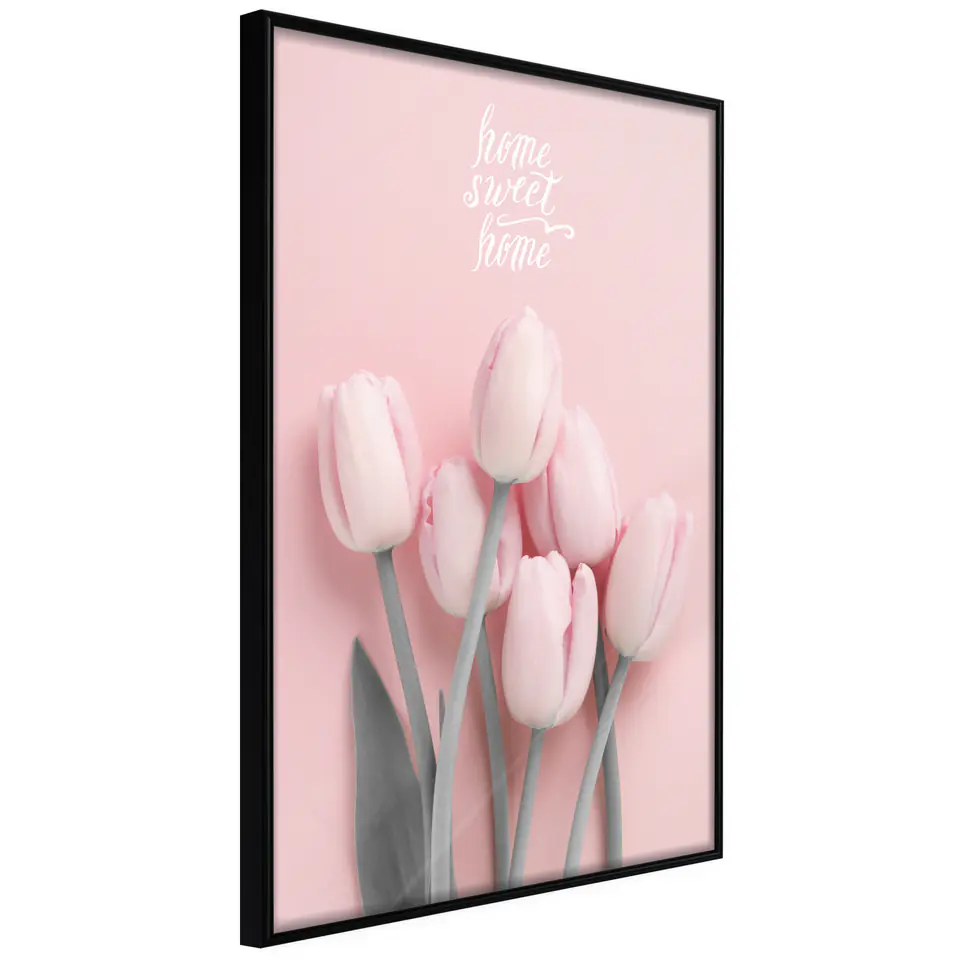 ⁨Poster - Welcome bouquet (size 20x30, finish Frame black)⁩ at Wasserman.eu