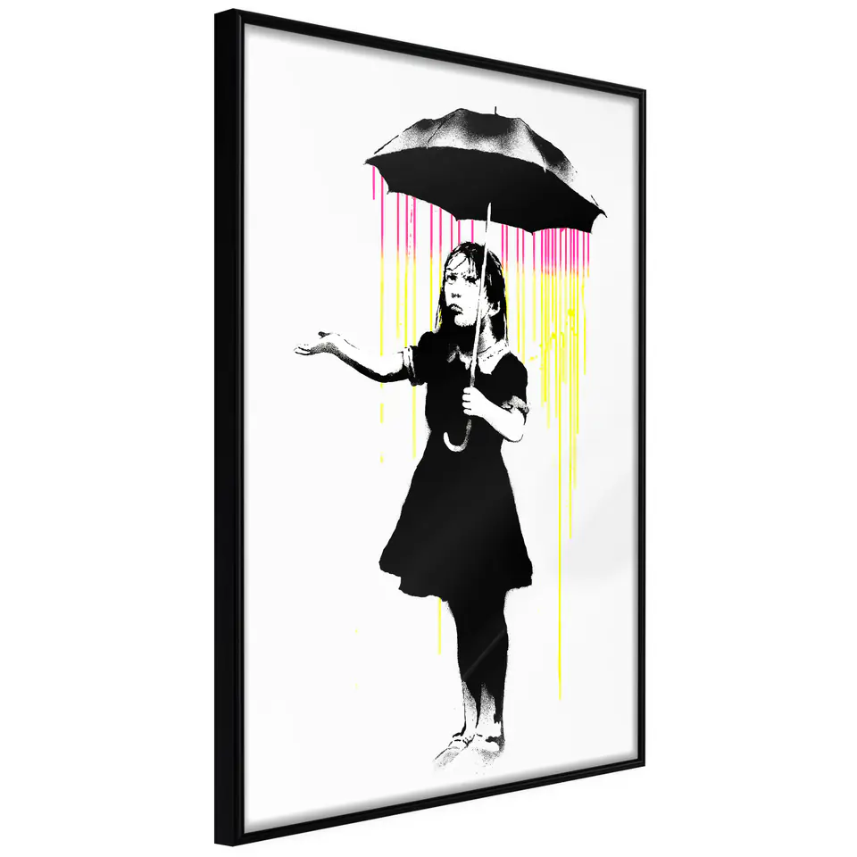 ⁨Poster - Banksy: Nola (size 20x30, finish Frame black)⁩ at Wasserman.eu