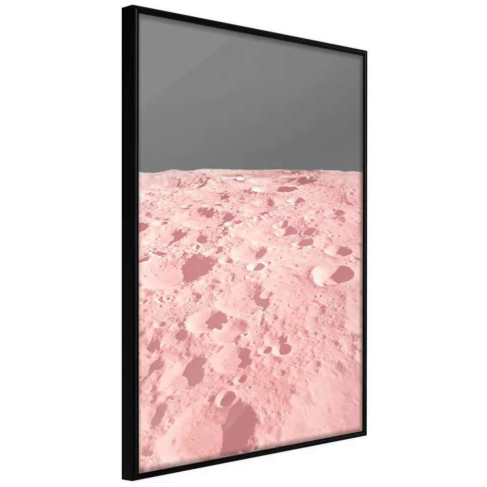 ⁨Poster - Pastel craters (size 20x30, finish Frame black)⁩ at Wasserman.eu