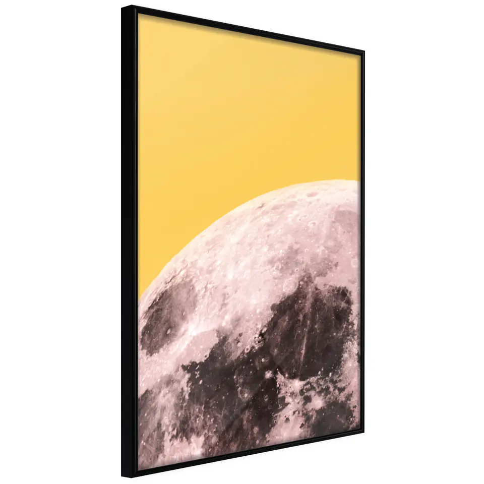 ⁨Poster - Pink Moon (size 40x60, finish Frame black)⁩ at Wasserman.eu