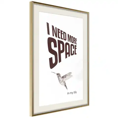 ⁨Plakat - I Need More Space [Poster]⁩ w sklepie Wasserman.eu