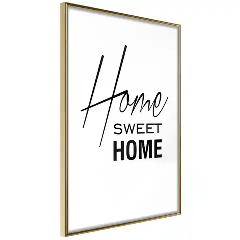⁨Plakat - Black and White: Home Sweet Home [Poster]⁩ w sklepie Wasserman.eu