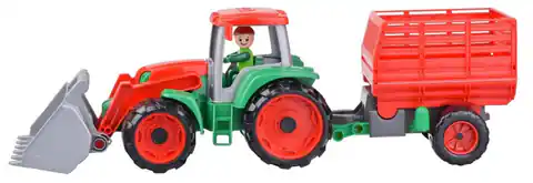 ⁨Truxx Traktor z przyczepą do siana w otwartym pudełku⁩ w sklepie Wasserman.eu