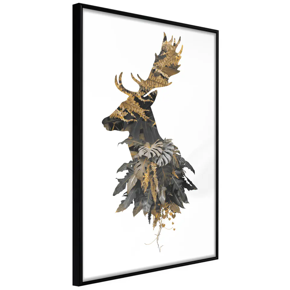 ⁨Poster - King of the Forest (size 20x30, finish Frame black)⁩ at Wasserman.eu