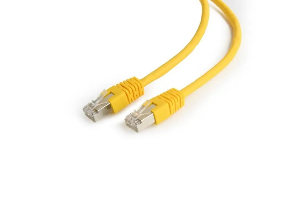 ⁨BC GEMBIRD PATCHCORD RJ45 SLEEVE ZAL. CAT.6 FTP 5M yellow⁩ at Wasserman.eu