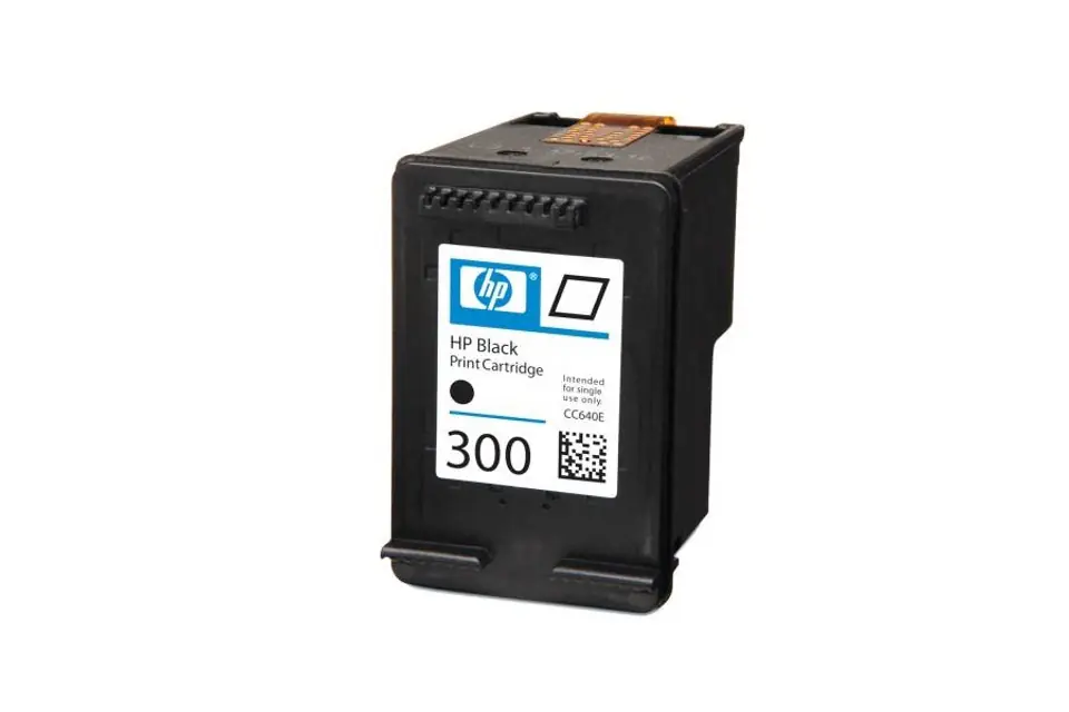 ⁨HP Black Ink Cartridge HP 300, HP300=CC640EE, 200 p.,4 ml⁩ at Wasserman.eu