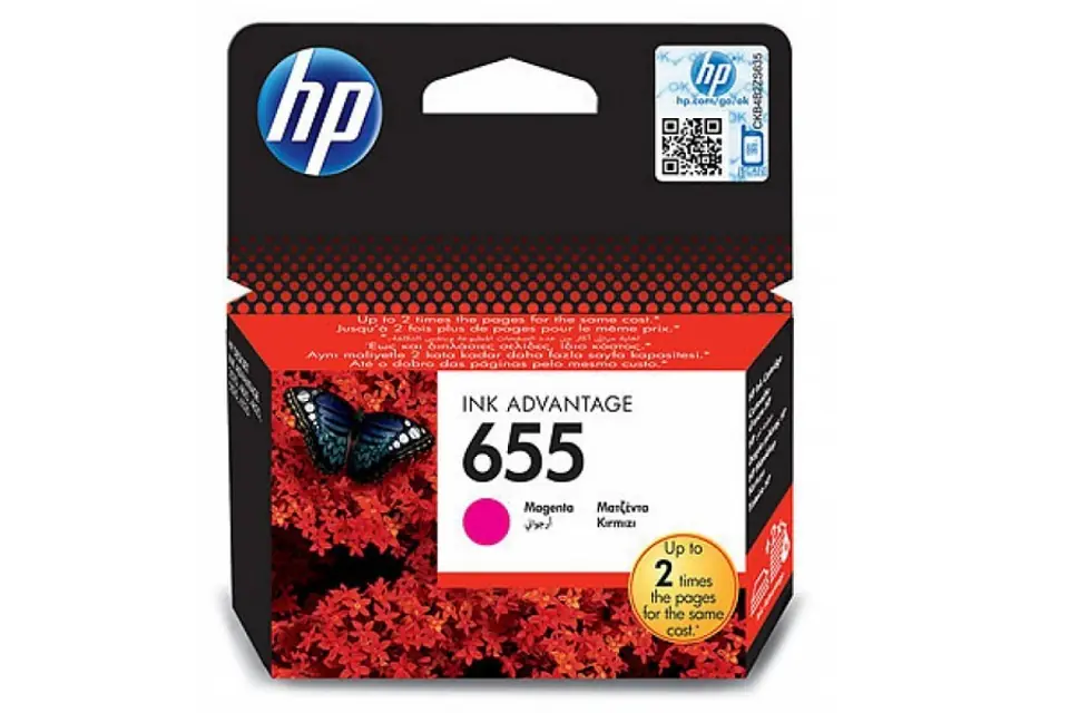 ⁨Tusz HP czerwony HP 655, HP655=CZ111AE, 600 str.⁩ w sklepie Wasserman.eu