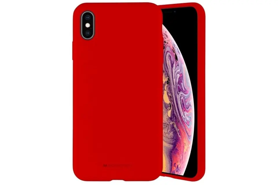 ⁨Mercury Silicone iPhone 13 6,1" czerwony/red⁩ w sklepie Wasserman.eu