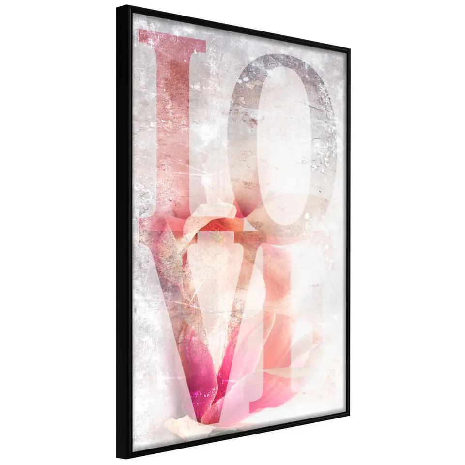 ⁨Plakat - Miłość magnolii [Poster] (rozmiar 20x30, wykończenie Rama czarna)⁩ w sklepie Wasserman.eu