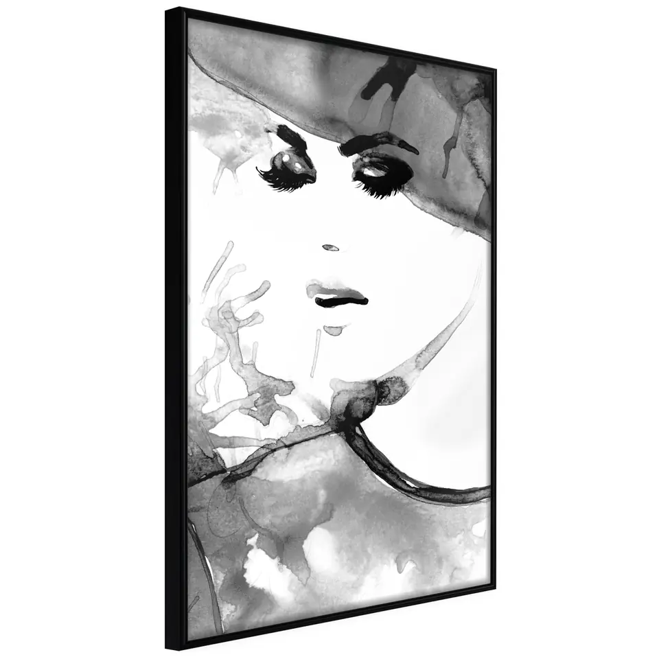 ⁨Poster - Class and chic (size 20x30, finish Frame black)⁩ at Wasserman.eu