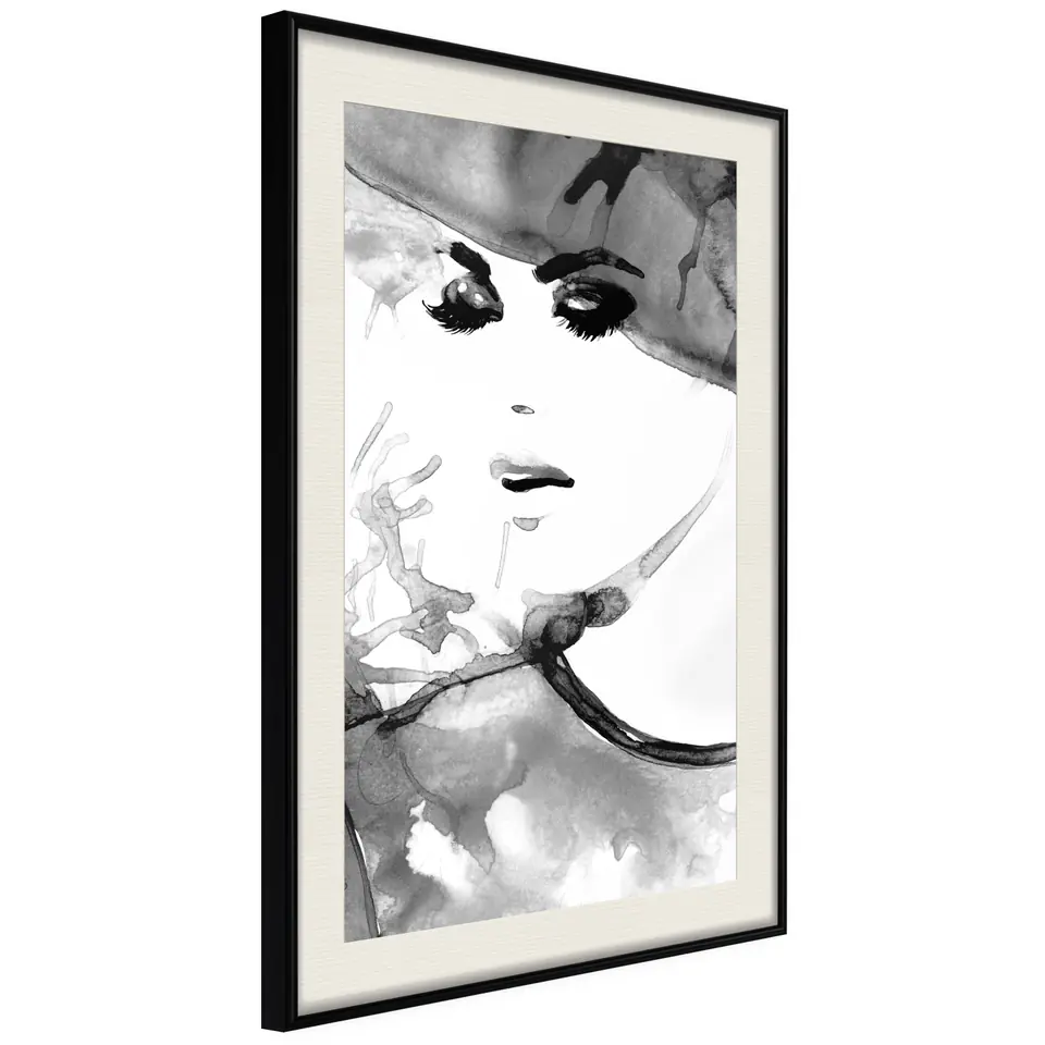 ⁨Poster - Class and chic (size 20x30, finish Black frame with passe-partout)⁩ at Wasserman.eu