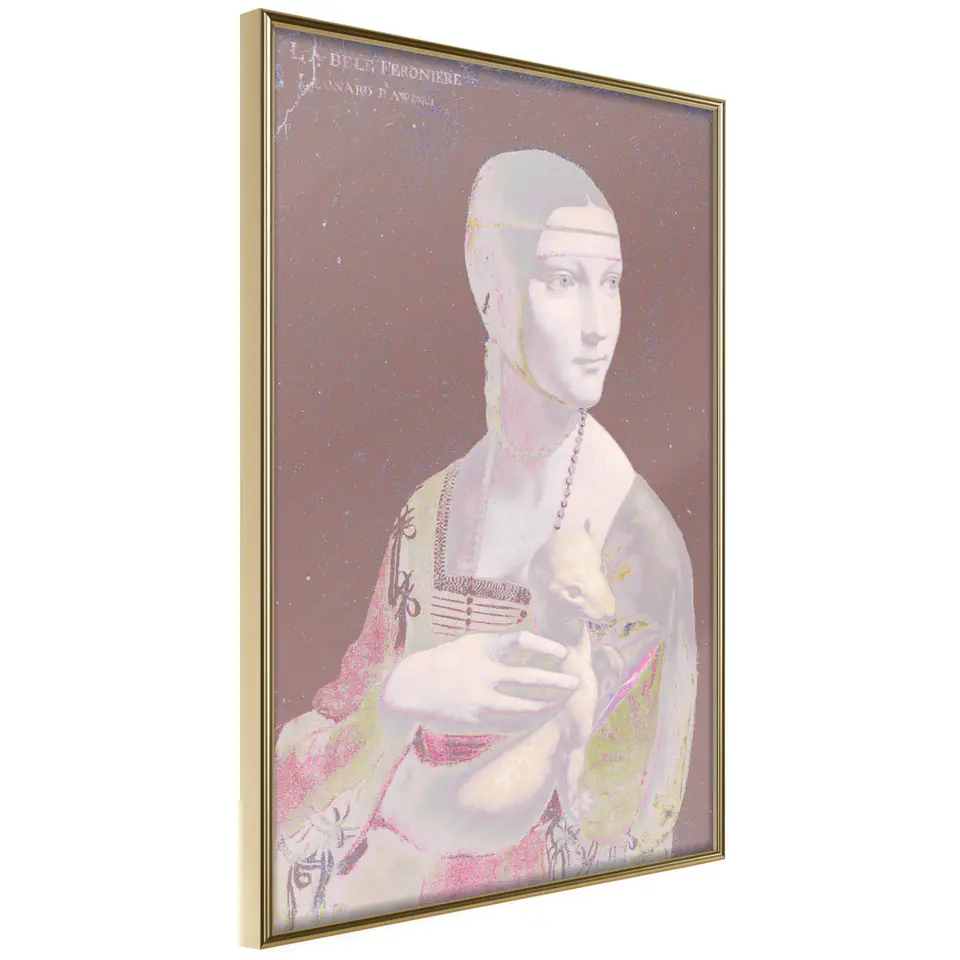 ⁨Poster - Subdued classics (size 20x30, finish Gold frame)⁩ at Wasserman.eu