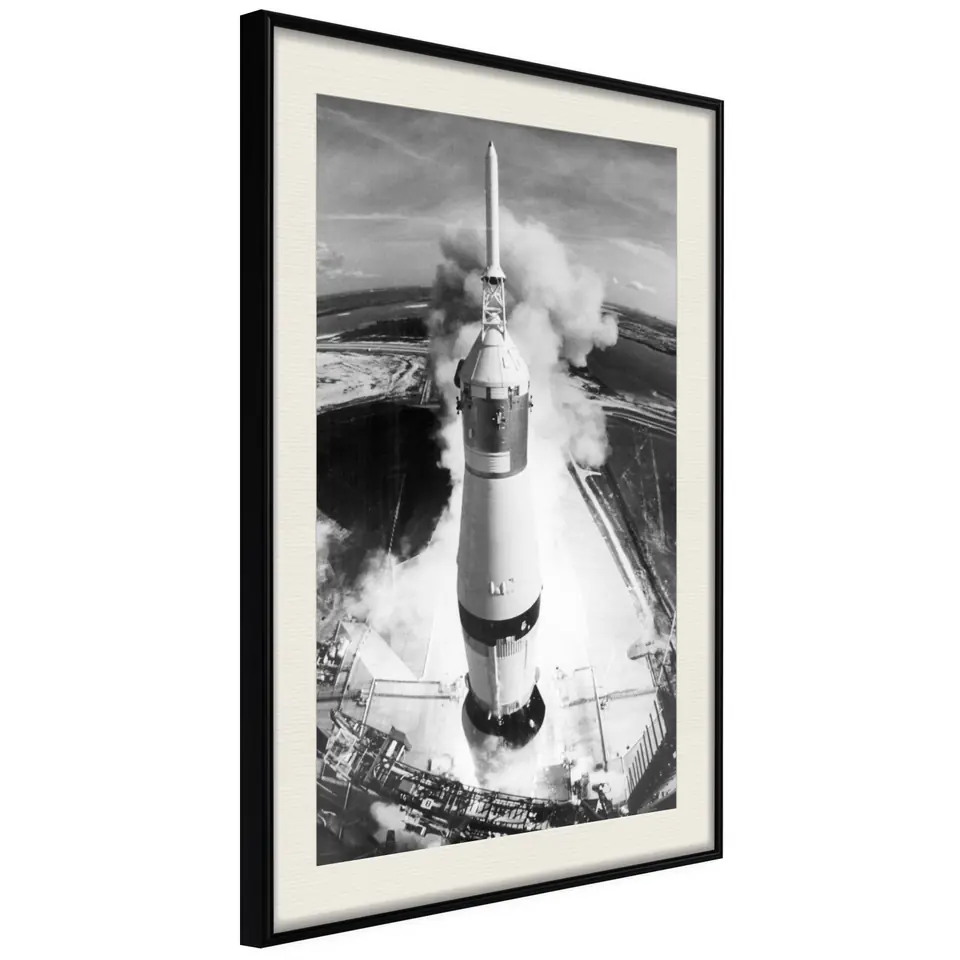 ⁨Poster - Start of the mission (size 20x30, finish Black frame with passe-partout)⁩ at Wasserman.eu