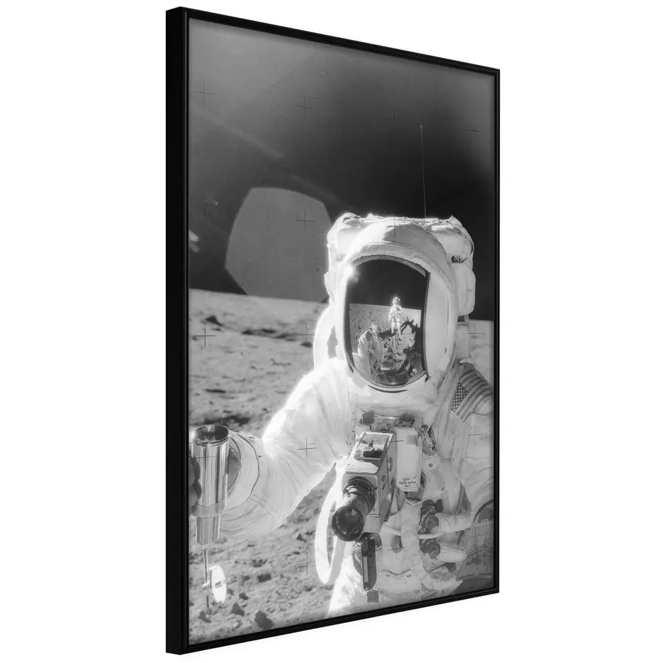 ⁨Plakat - Zawód kosmonauta [Poster] (rozmiar 20x30, wykończenie Rama czarna)⁩ w sklepie Wasserman.eu