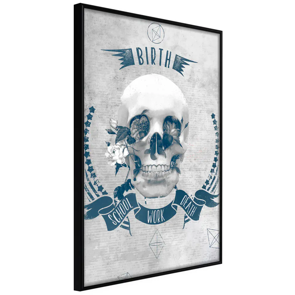 ⁨Plakat - Life Is Brutal [Poster] (rozmiar 20x30, wykończenie Rama czarna)⁩ w sklepie Wasserman.eu