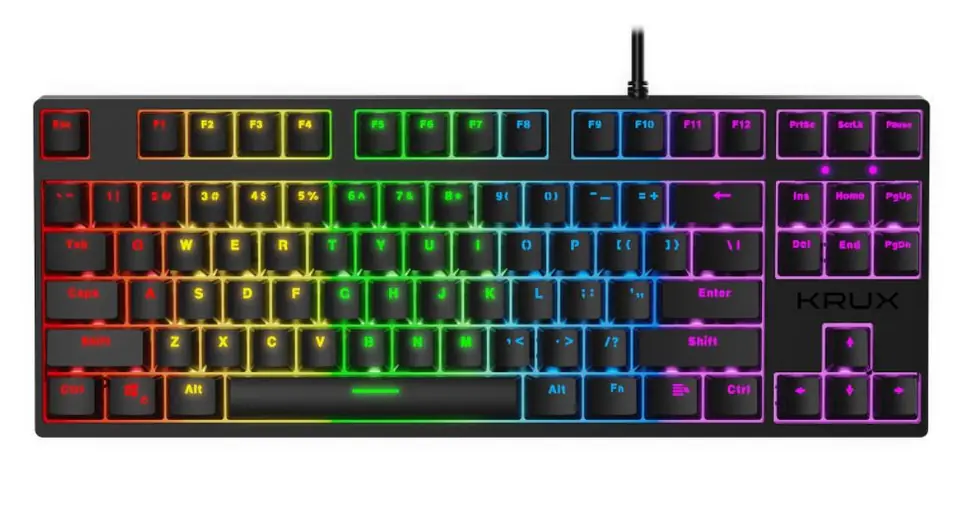 ⁨Klawiatura gamingowa Atax RGB Outemu Blue⁩ w sklepie Wasserman.eu