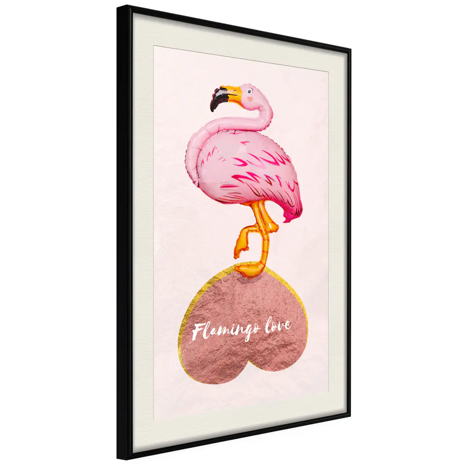 ⁨Poster - Everyone needs love (size 20x30, finish Black frame with passe-partout)⁩ at Wasserman.eu
