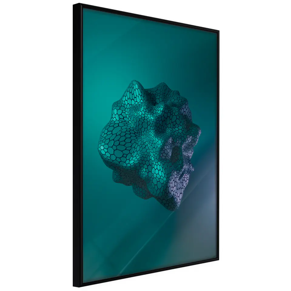 ⁨Poster - Sea Fossil (size 20x30, finish Frame black)⁩ at Wasserman.eu